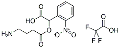 GAMMA-AMINOBUTYRIC ACID, ALPHA-CARBOXY-2-NITROBENZYL ESTER, TRIFLUOROACETIC ACID SALT 结构式