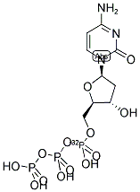 DEOXYCYTIDINE 5'-TRIPHOSPHATE, [ALPHA-32P]- 结构式