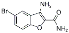 3-Amino-5-bromo-benzofuran-2-carboxylic acid amide 结构式