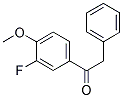 3'-FLUORO-4'-METHOXY-2-PHENYLACETOPHENONE 结构式