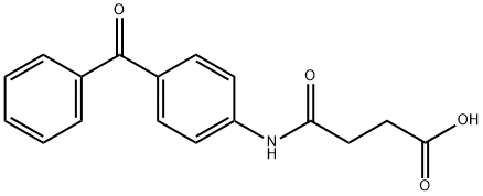 4-[(4-BENZOYLPHENYL)AMINO]-4-OXOBUTANOIC ACID 结构式