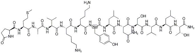 (PYR16)-VIP (16-28) (CHICKEN) 结构式