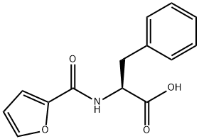 2-[(FURAN-2-CARBONYL)-AMINO]-3-PHENYL-PROPIONIC ACID 结构式
