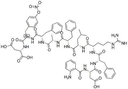 ABZ-ASP-PHE-ARG-LEU-PHE-ALA-PHE-TYR-NO2-ASP 结构式