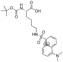 Boc-Lys(dns)-OH 结构式