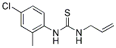 N-ALLYL-N'-(4-CHLORO-2-METHYLPHENYL)THIOUREA 结构式