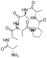 L-ALA-ALA-ALA-L-PRO-L-ALA-ALA 结构式