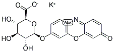 RESORUFIN BETA-D-GLUCURONIDE, POTASSIUM SALT 结构式