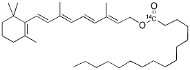 RETINYL PALMITATE, [PALMITATE-1-14C] 结构式