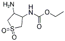 (4-AMINO-1,1-DIOXO-TETRAHYDRO-1LAMBDA6-THIOPHEN-3-YL)-CARBAMIC ACID ETHYL ESTER 结构式