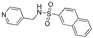 (2-NAPHTHYLSULFONYL)(4-PYRIDYLMETHYL)AMINE 结构式