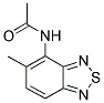 N-(5-METHYL-2,1,3-BENZOTHIADIAZOL-4-YL)ACETAMIDE 结构式