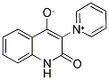 2-OXO-3-PYRIDINIUM-1-YL-1,2-DIHYDROQUINOLIN-4-OLATE 结构式