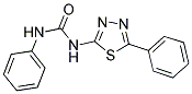 N-PHENYL-N'-(5-PHENYL-1,3,4-THIADIAZOL-2-YL)UREA 结构式