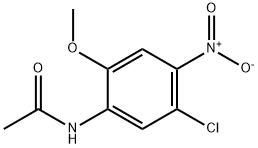 N-(5-氯-2-甲氧基-4-硝基苯基)乙酰胺 结构式