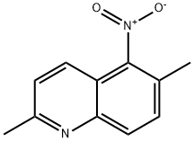 2,6-Dimethyl-5-nitro-quinoline 结构式