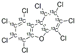 13C12-1,2,3,4,6,7,8,9-OCTACHLORODIBENZOFURAN 结构式