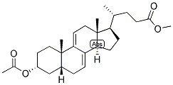 7,9(11),5beta-Cholenic acid-3alpha-ol methyl ester 3-acetate 结构式