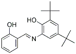2,4-DI-TERT-BUTYL-6-[(2-HYDROXY-BENZYLIDENE)-AMINO]-PHENOL 结构式