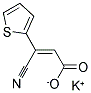 POTASSIUM 3-CYANO-3-(2-THIENYL)ACRYLATE 结构式