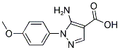 5-AMINO-1-(4-METHOXYPHENYL)-1H-PYRAXOLE-4-CARBOXYLIC ACID 结构式