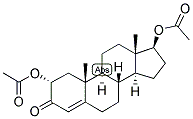 4-ANDROSTEN-2-ALPHA, 17-BETA-DIOL-3-ONE DIACETATE 结构式