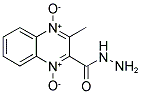 2-(Hydrazinocarbonyl)-3-methylquinoxalinediium-1,4-diolate 结构式