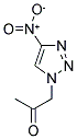 1-(4-NITRO-1H-1,2,3-TRIAZOL-1-YL)ACETONE 结构式