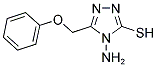 4-AMINO-5-(PHENOXYMETHYL)-4H-1,2,4-TRIAZOLE-3-THIOL 结构式