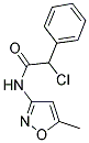 2-氯-N-(5-甲基-异恶唑-3-基)-2-苯基-乙酰胺 结构式