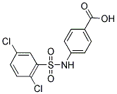 4-(2,5-DICHLORO-BENZENESULFONYLAMINO)-BENZOIC ACID 结构式