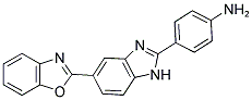 4-(5-BENZOOXAZOL-2-YL-1 H-BENZOIMIDAZOL-2-YL)-PHENYLAMINE 结构式