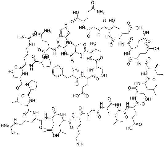 GAP (25-53), HUMAN 结构式