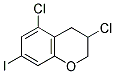 3,5-DICHLORO-7-IODOCHROMANE 结构式