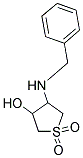 4-BENZYLAMINO-1,1-DIOXO-TETRAHYDROTHIOPHEN-3-OL 结构式