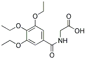 [(3,4,5-TRIETHOXYBENZOYL)AMINO]ACETIC ACID 结构式