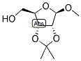 METHYL 2,3-ISOPROPYLIDENE-BETA-D-RIBOFURANOSE 结构式