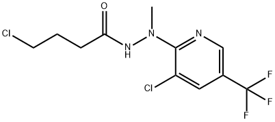 4-CHLORO-N'-[3-CHLORO-5-(TRIFLUOROMETHYL)-2-PYRIDINYL]-N'-METHYLBUTANOHYDRAZIDE 结构式