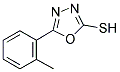 5-(2-METHYLPHENYL)-1,3,4-OXADIAZOLE-2-THIOL 结构式