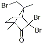 3,3-Dibromo-7-(bromomethyl)-1,7-dimethylbicyclo[2.2.1]heptan-2-one 结构式