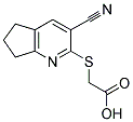 (3-CYANO-6,7-DIHYDRO-5H-[1]PYRINDIN-2-YLSULFANYL)-ACETIC ACID 结构式