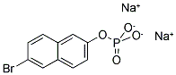 6-BROM-2-NAPHTHYL PHOSPHATE, DISODIUM SALT 结构式
