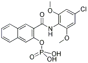 NAPHTHOL AS-LC PHOSPHATE 结构式