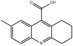 7-METHYL-1,2,3,4-TETRAHYDRO-ACRIDINE-9-CARBOXYLIC ACID 结构式