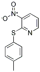 3-NITRO-2-[(4-METHYLPHENYL)SULFANYL]PYRIDINE 结构式