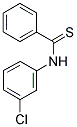 N-(3-Chlorophenyl)benzenecarbothioamide 结构式