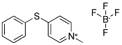 1-METHYL-4-(PHENYLTHIO)PYRIDINIUM TETRAFLUOROBORATE 结构式