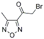 2-Bromo-1-(4-methyl-1,2,5-oxadiazol-3-yl)-1-ethanone 结构式