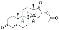 4-ANDROSTEN-16-ALPHA-OL-3,17-DIONE ACETATE 结构式