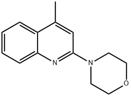 4-METHYL-2-MORPHOLINOQUINOLINE 结构式